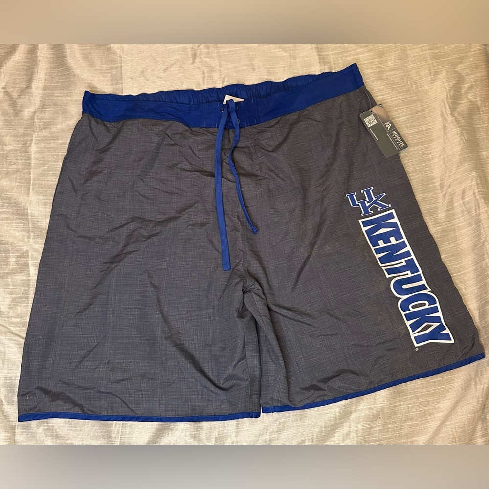 Kentucky Men's Swim Shorts - Gray and Blue